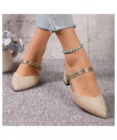 sandals Women White Flats Flip Flops Women Slides Women Platform Shoes Foam Wedge Gold Heeled sandals For Women sandal Gold $...