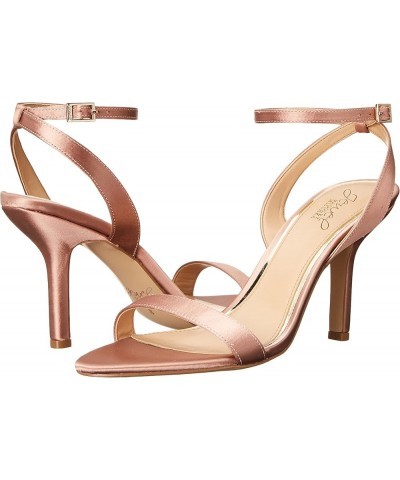 Ojai II Crystal Adorned Sculpted Stilettos Blush Satin $42.53 Sandals