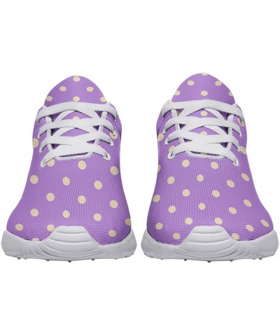 Polka Dot Shoes for Women Men Fashion Breathable Running Shoes Ladies Dots Sneakers Polka Dot White 75 $38.39 Athletic Shoes