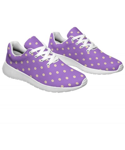 Polka Dot Shoes for Women Men Fashion Breathable Running Shoes Ladies Dots Sneakers Polka Dot White 75 $38.39 Athletic Shoes