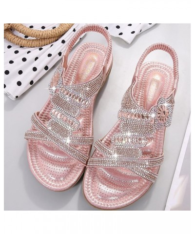 Black Sandals Sandalias Red Ballet Flats Women Sandals For Dresses Flats For Women Dressy Comfortable Red Pink-i $21.41 Sandals