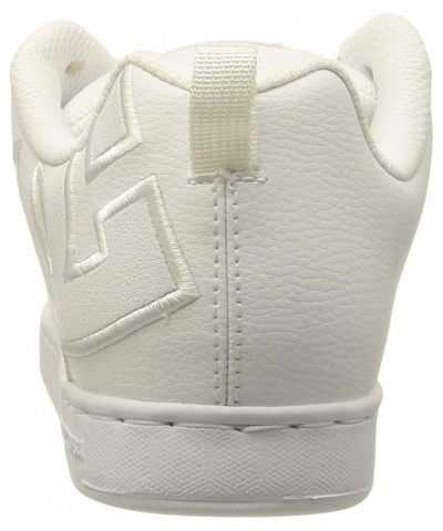 Women's Court Graffik Low Top Casual Skate Shoe White/White/White $35.69 Athletic Shoes