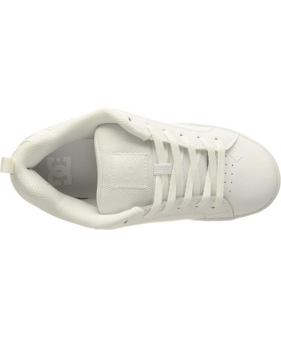 Women's Court Graffik Low Top Casual Skate Shoe White/White/White $35.69 Athletic Shoes