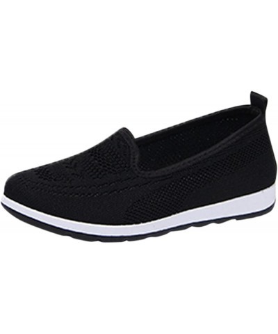 Women's Slip-On Canvas Sneaker Low Top Casual Shoes Lace up Walking Shoes Christmas Womens Sneakers Size 11 Black $10.54 Athl...