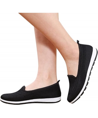 Women's Slip-On Canvas Sneaker Low Top Casual Shoes Lace up Walking Shoes Christmas Womens Sneakers Size 11 Black $10.54 Athl...