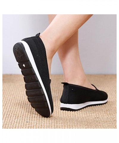 Women's Slip-On Canvas Sneaker Low Top Casual Shoes Lace up Walking Shoes Christmas Womens Sneakers Size 11 Black $10.54 Athl...