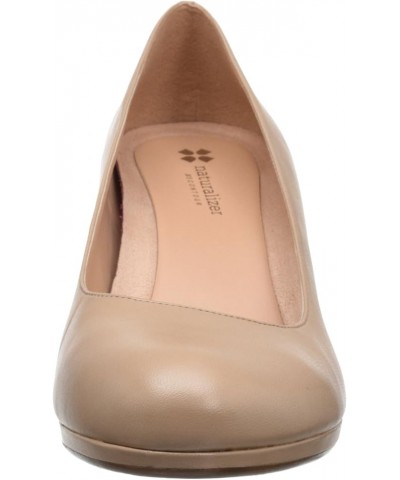 Women Michelle High Heel Pump Tender Taupe Beige Leather $42.74 Pumps