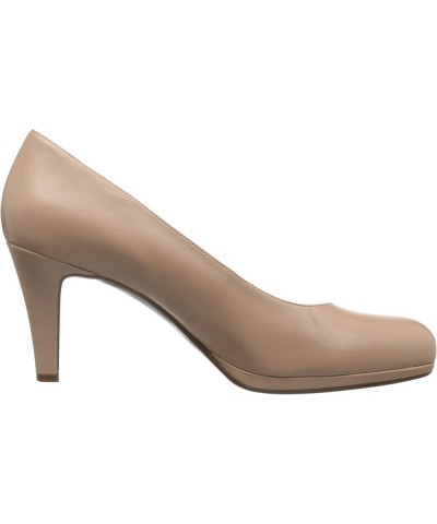 Women Michelle High Heel Pump Tender Taupe Beige Leather $42.74 Pumps