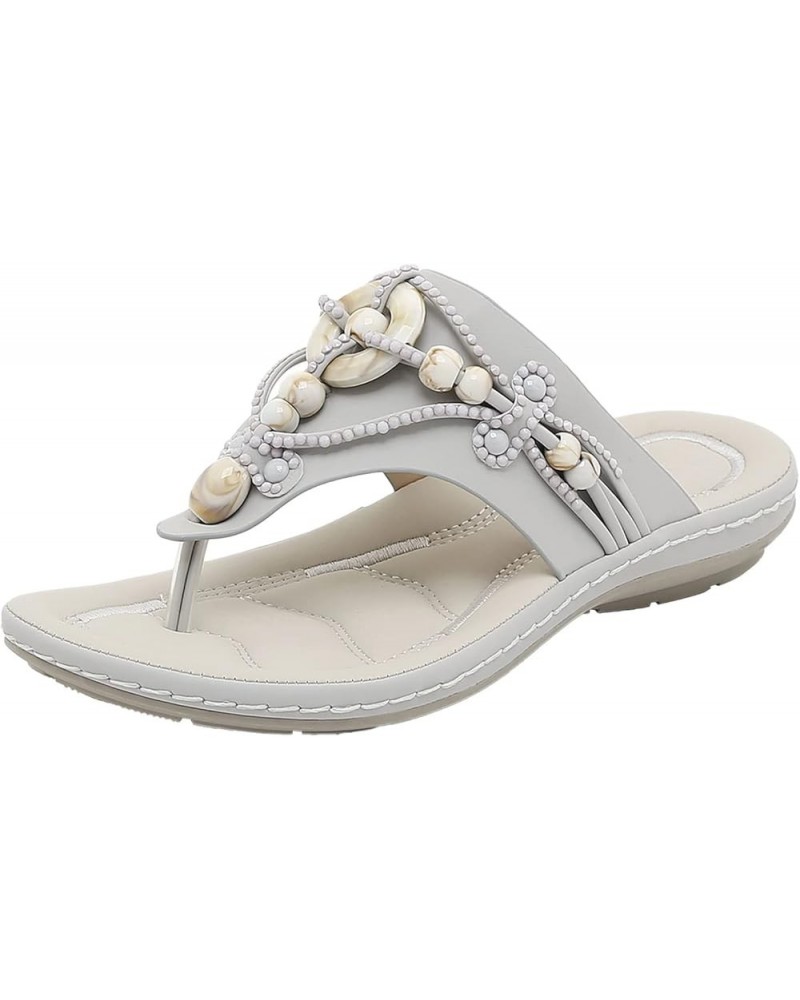 Women Comfort Sandals Orthopedic Flip Flops Men Size 12 White Sandals for Women Arch Support Sandals Women Orthopedic Wedge S...