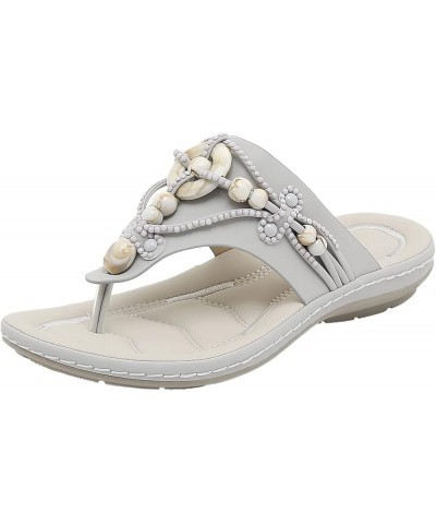 Women Comfort Sandals Orthopedic Flip Flops Men Size 12 White Sandals for Women Arch Support Sandals Women Orthopedic Wedge S...