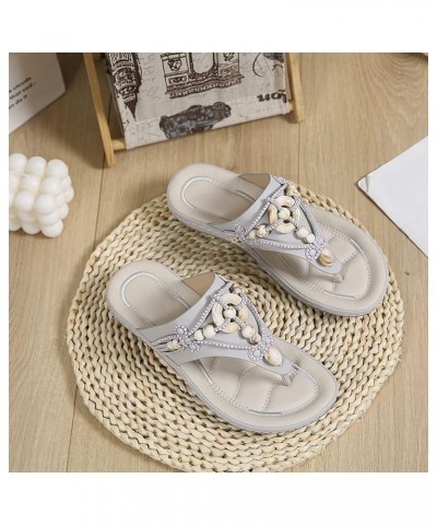 Women Comfort Sandals Orthopedic Flip Flops Men Size 12 White Sandals for Women Arch Support Sandals Women Orthopedic Wedge S...