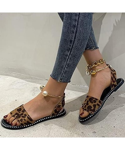 Sandals Sandalias De Mujer Womans Sandals Women Comfortable Wide Width Flats For Women Dressy Wedge Flip Flops For Wom 9-brow...