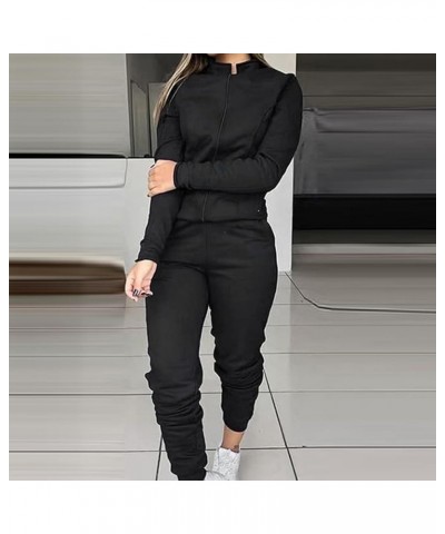 Womens Work Jackets Blazers Sleeve Sweatshirt Elastic Waist Pant with Belt Set Suits Snow Bib for Women Black➤➤ Pants for Wom...