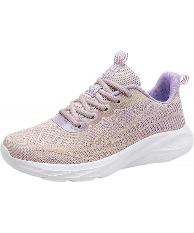 Walking Shoes for Women, Slip-On Light Mesh Platform Orthopedic Sneakers for Arch Support - Women's Sneakers Purple 3 $20.60 ...