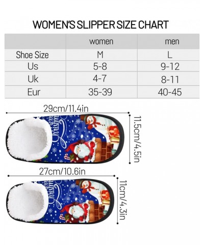 Santa Claus House Slippers for Women Men Gift Snowman Fuzzy Non Slip Slider Slipper for Everyday Home Bedroom Shoes Indoor $1...