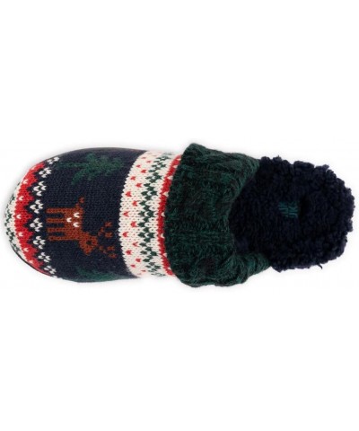 Women's Minette Slippers Navy Deer-fair Isle $24.79 Slippers