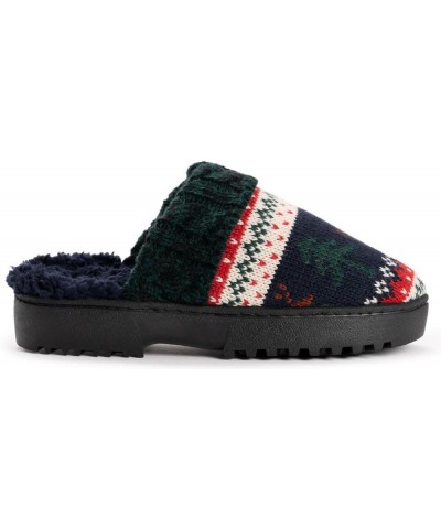 Women's Minette Slippers Navy Deer-fair Isle $24.79 Slippers