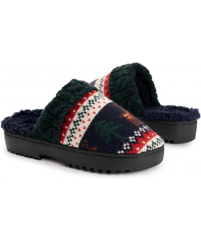 Women's Minette Slippers Navy Deer-fair Isle $24.79 Slippers