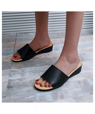 espadrille sandal platform wedge heels for women silver wedges for women platform heel trendy heels Z 02-black $11.14 Sandals