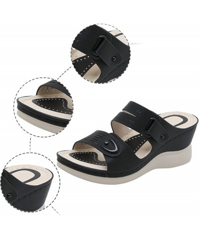 Womens Rhinestone Sandals Women's Summer Fashion Casual Wedges Open Toe Floor Empty Dress Sandals On Fisherman Sandals Beige ...