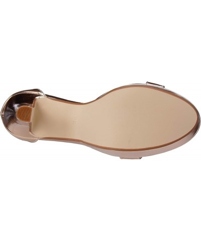 Women's Mary Heeled Sandal Rose Gold $17.45 Sandals