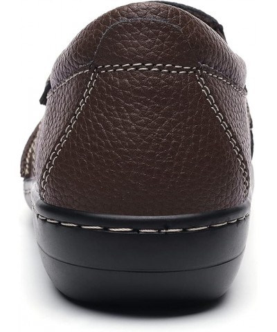 Women's Loafers Casual Slip On Comfort Walking Flats Leather Driving Moccasins Coffee Bean $25.91 Loafers & Slip-Ons