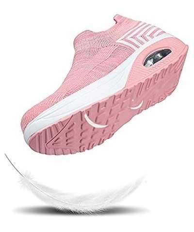 Breathable Casual Air Cushion Slip-On Orthopedic Diabetic Walking Shoes, Women's Walking Shoes Sock Sneakers, Mesh Lady Girls...