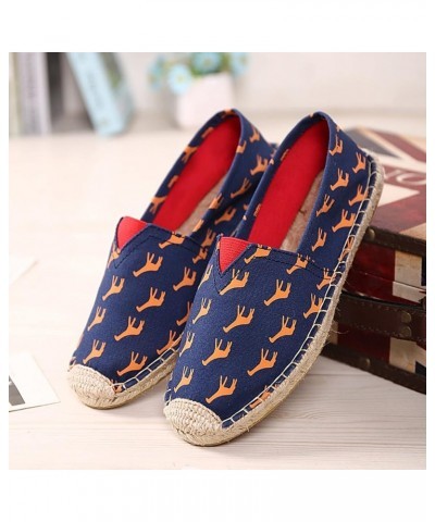 Ladies Fashion and Leisure Vintage Lips Giraffe Small Camouflage Hand Stitching Womens Casual Dress Shoes Size B $15.92 Fashi...