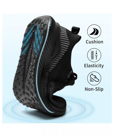 Womens Walking Tennis Shoes Fashion Slip on Comfortable Lightweight Memory Foam Athletic Casual Sneakers for Running Gym Work...