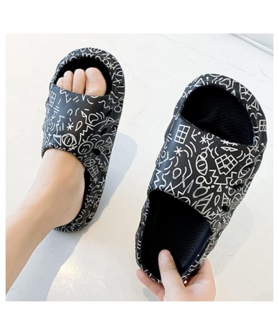 Slippers for Men and Woman Indoor Outdoor Slip On Non Slip Summer Sandals Beach Slide Sandals Open Toe House Shower Shoes Sof...