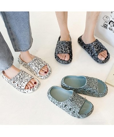 Slippers for Men and Woman Indoor Outdoor Slip On Non Slip Summer Sandals Beach Slide Sandals Open Toe House Shower Shoes Sof...