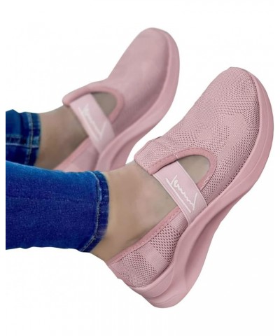 Air Cushion Sneakers for Women, Women's Air Cushion Slip-On Walking Sneakers Orthopedic Platform Shoes with Arch Support (A7-...