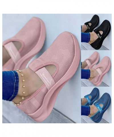 Air Cushion Sneakers for Women, Women's Air Cushion Slip-On Walking Sneakers Orthopedic Platform Shoes with Arch Support (A7-...