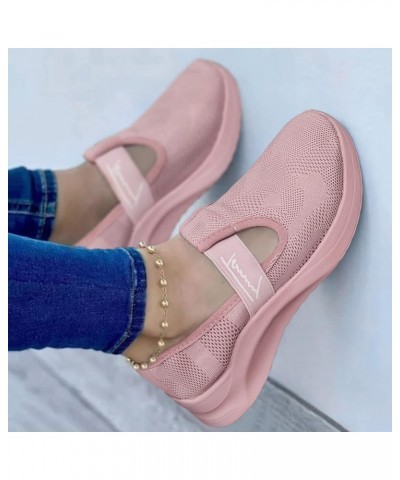 Air Cushion Sneakers for Women, Women's Air Cushion Slip-On Walking Sneakers Orthopedic Platform Shoes with Arch Support (A7-...