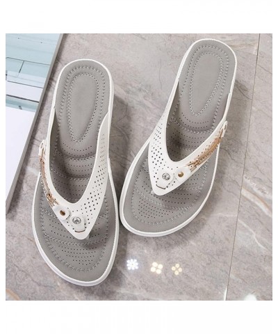 Women's Soft Cushion Flip Flops Thong Sandals, Slippers Casual Orthotics Sandals, Comfort Premium 2022 For Summer, Platform C...