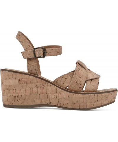 Women's Simple Wedge Sandal Cork/Natural $22.03 Sandals