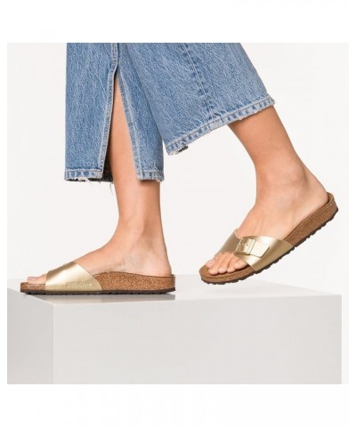 Women's Flatform Sandal Gold $77.69 Sandals