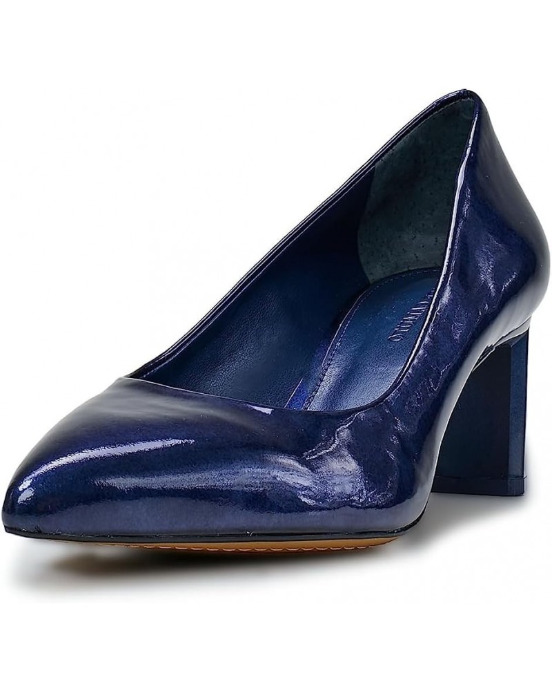 Women's Tritellia Block Heel Pump Deep Navy $39.54 Pumps