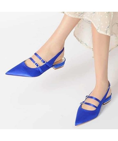 Women's Bridal Wedding Flat Shoes Ballet Flats Pull On Bride Pointed Toe Prom Evening Bridal Party Dress Flats Champagne 39 $...