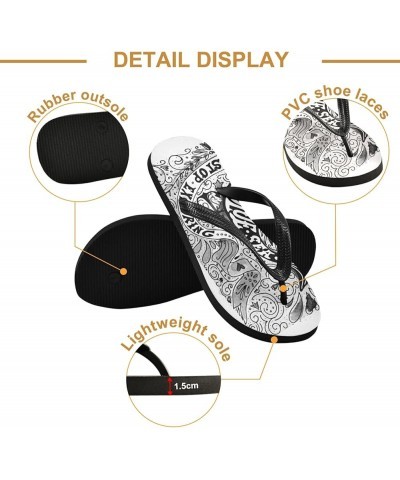 Flip Sandal Men Women Flip Flops for Hotel Spa Home Slippers Bedroom Travel S-XXL Multi 2 $11.44 Slippers