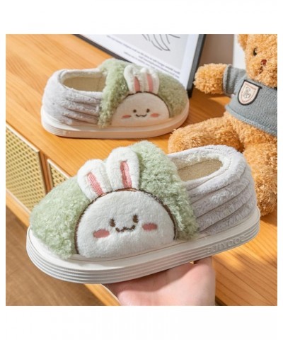 Women Slippers Autumn And Winter Indoor Fashion Comfortable Slippers for Women And Men Shower Quick Drying Green $13.31 Slippers