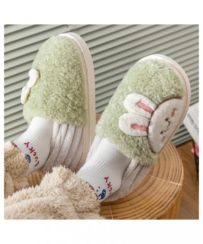 Women Slippers Autumn And Winter Indoor Fashion Comfortable Slippers for Women And Men Shower Quick Drying Green $13.31 Slippers