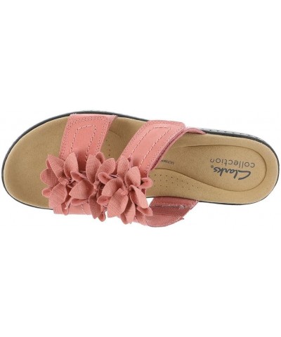 Women's Merliah Raelyn Slide Sandal, Coral Leather, 6 8.5 Wide Coral Leather $35.20 Sandals