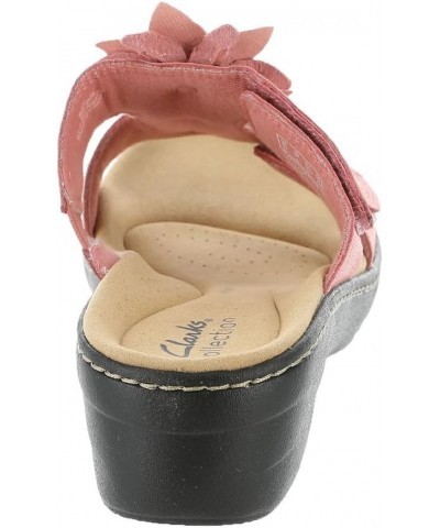 Women's Merliah Raelyn Slide Sandal, Coral Leather, 6 8.5 Wide Coral Leather $35.20 Sandals