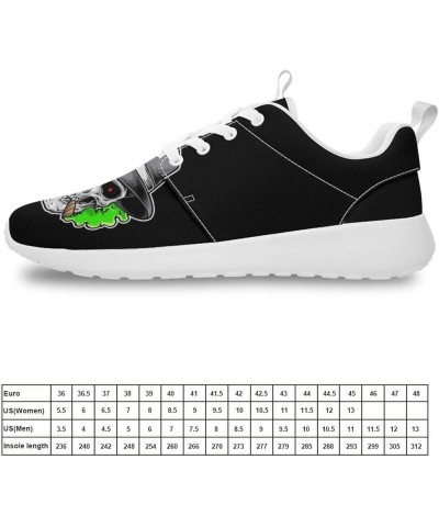 Skulls Pink Running Shoes Women Sneakers Walking Gym Lightweight Athletic Comfortable Casual Fashion Shoes 1-8 $33.90 Athleti...