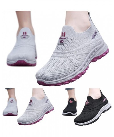 Womens Club C Sneaker Fashion Spring and Summer Women Sports Shoes Soft Sole Slip On Mesh Breathable Colorblock Sole Casual S...