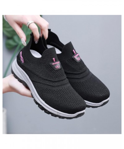 Womens Club C Sneaker Fashion Spring and Summer Women Sports Shoes Soft Sole Slip On Mesh Breathable Colorblock Sole Casual S...