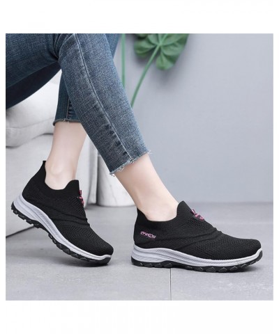 Womens Club C Sneaker Fashion Spring and Summer Women Sports Shoes Soft Sole Slip On Mesh Breathable Colorblock Sole Casual S...