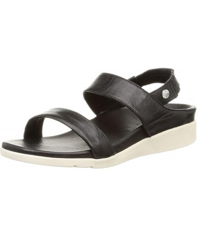 Isla - Women's Supportive Sandals Black/White $40.16 Athletic Shoes