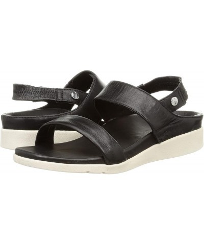 Isla - Women's Supportive Sandals Black/White $40.16 Athletic Shoes